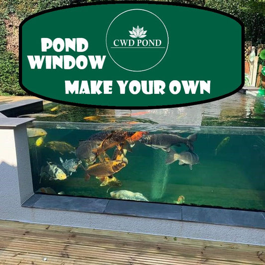 Bespoke Koi Pond Viewing Window Glass - Highest Quality Made To The mm