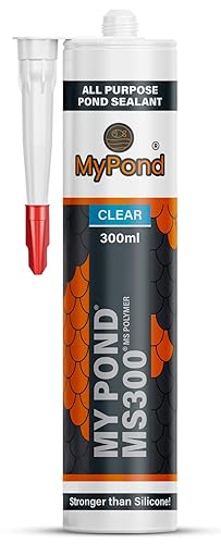 MyPond MS300 Clear Sealant 300ml - Professional Marine Grade Pond & Aquarium Sealant