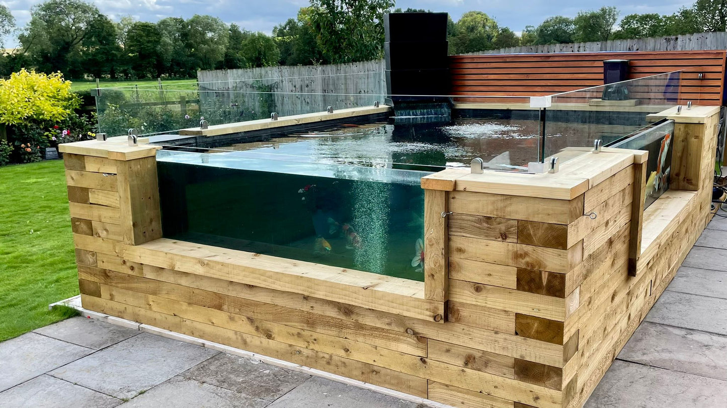 3 x 2 Meter Railway Sleeper Pond Kit