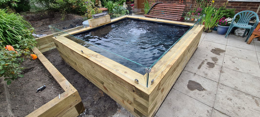 Glass Jumpguards / Balustrade 10mm - Create your own - CWD Pond