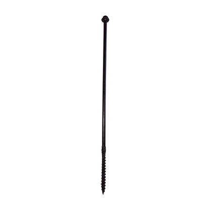 Sleeper Timber Screws Box 50 - 250mm x 6.3mm with type 17 cutting tip and knurl