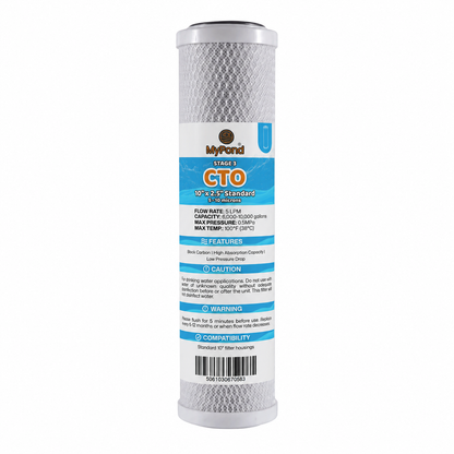 10" 3 Stage HMA Tap Water Koi Pond Dechlorinator