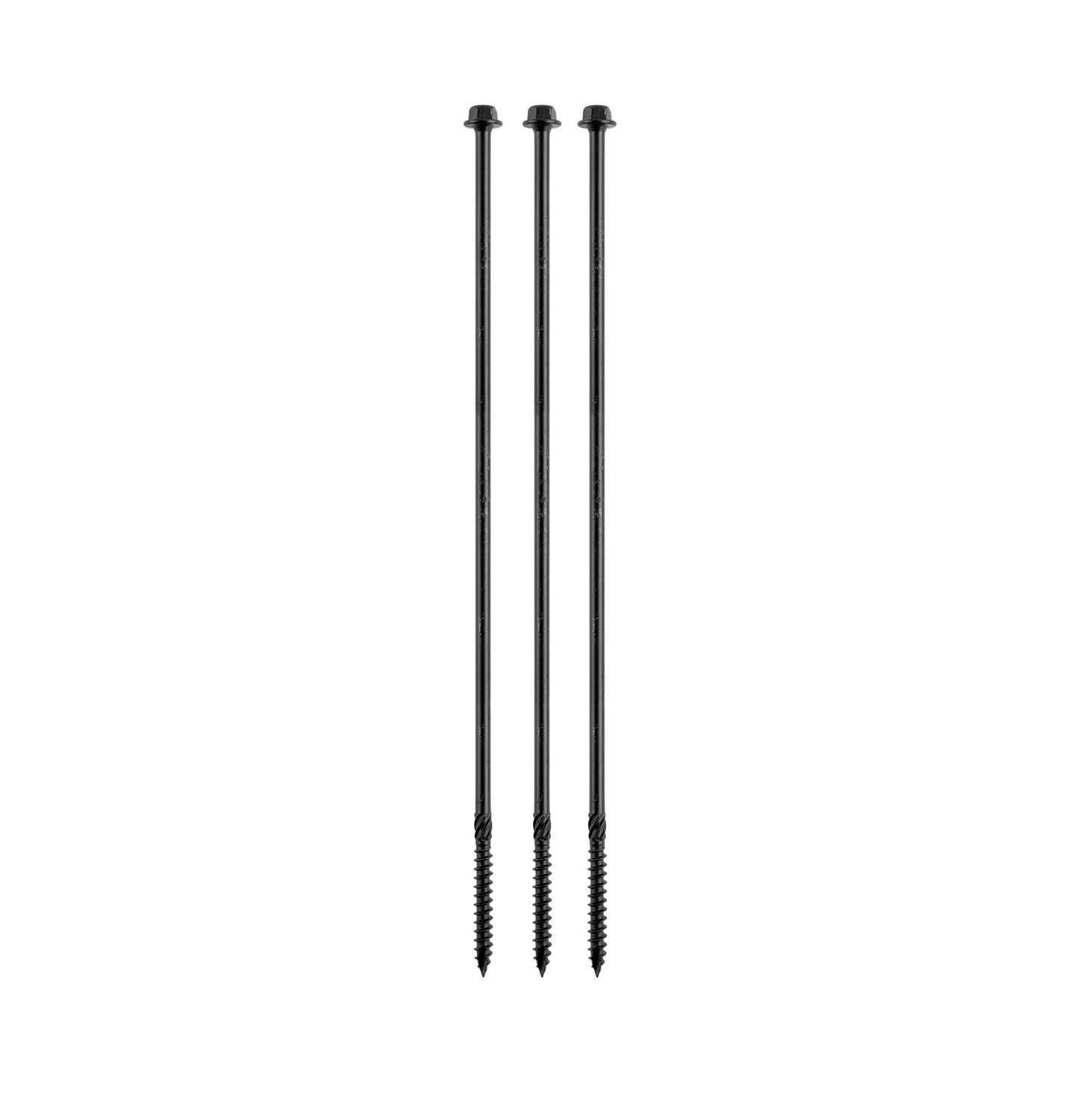 Sleeper Timber Screws Box 50 - 150mm x 6.3mm with type 17 cutting tip and knurl