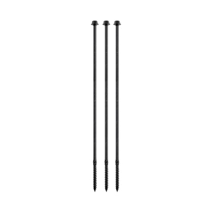 Sleeper Timber Screws Box 50 - 150mm x 6.3mm with type 17 cutting tip and knurl