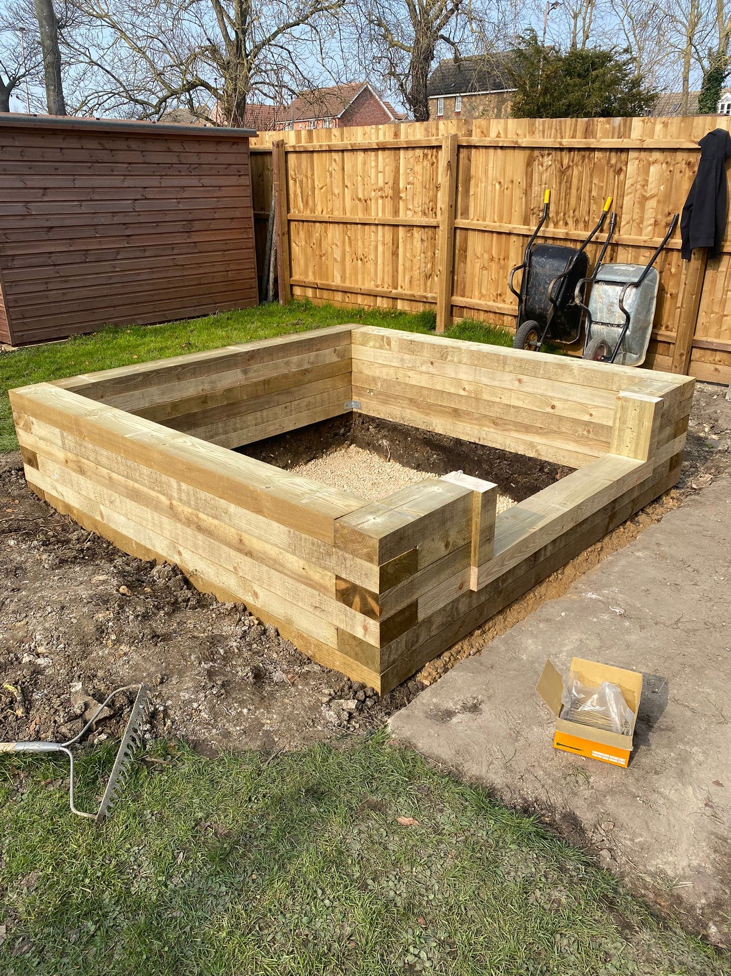 Create Your Own Pond | CWD Railway Sleeper Kit with Window