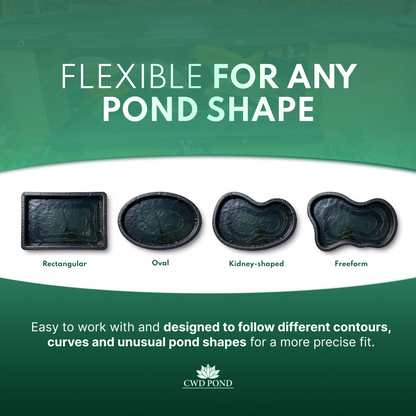 Create Your Own Pond Liner!  EPDM , Butyl Liner or 260GSM Underlay