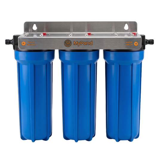 10" 3 Stage HMA Tap Water Koi Pond Dechlorinator