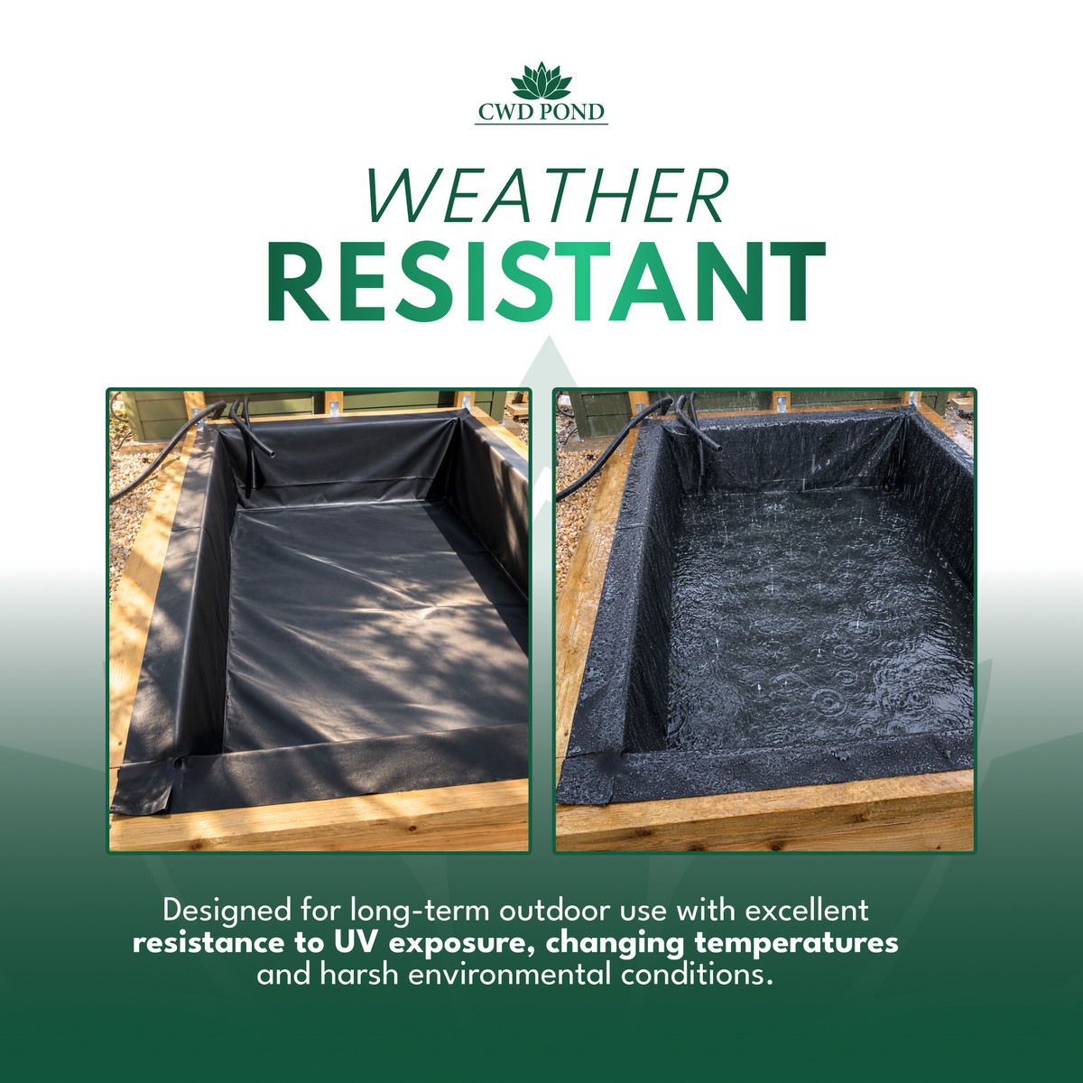 Create Your Own Pond Liner!  EPDM , Butyl Liner or 260GSM Underlay