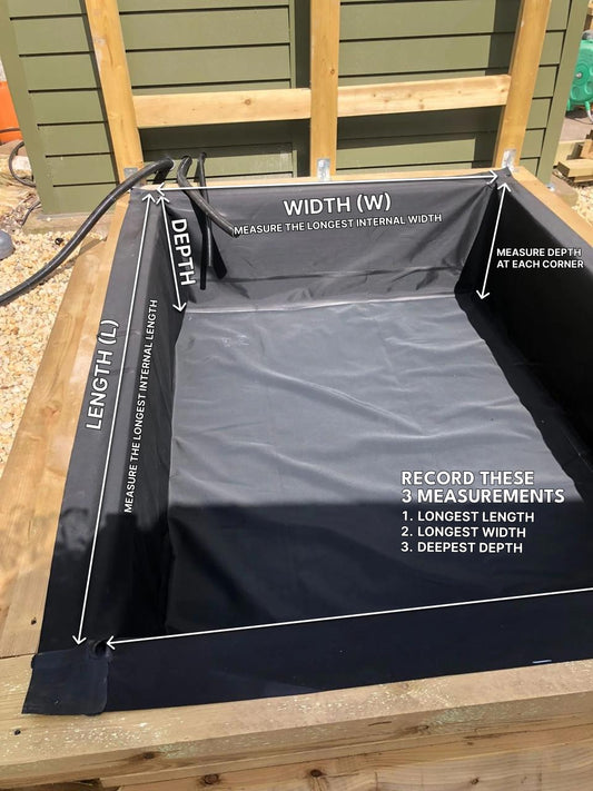 Box Welded Liner 1mm Butyl - Create your own