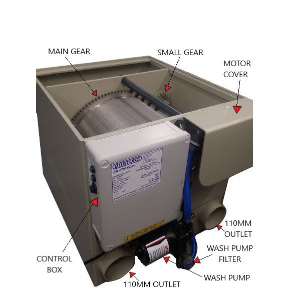 BD 300 Cube Drum Filter With 20W UV